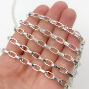 Sterling Silver Rectangle Box Chain